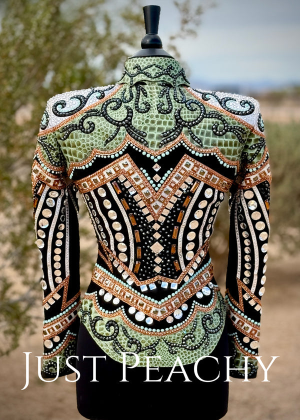 Western showmanship jacket by Lindsey James Show Clothing