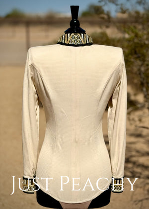 Lindsey James Show Clothing western horse show vest and day shirt set