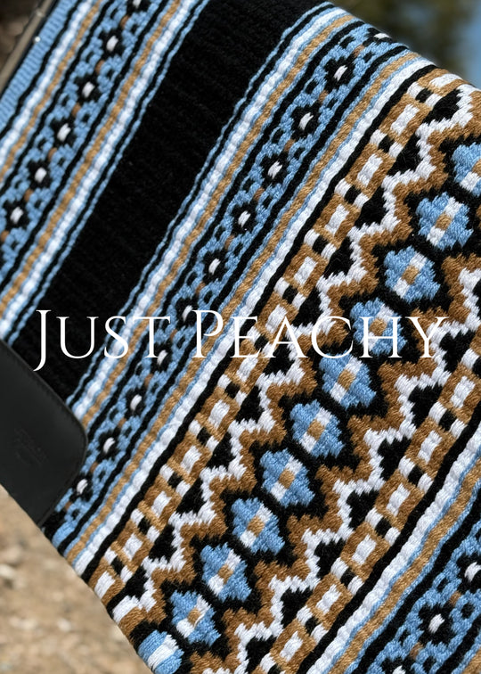 Just Peachy Western Show Blanket ~ The 3.0 Kaycee #0019