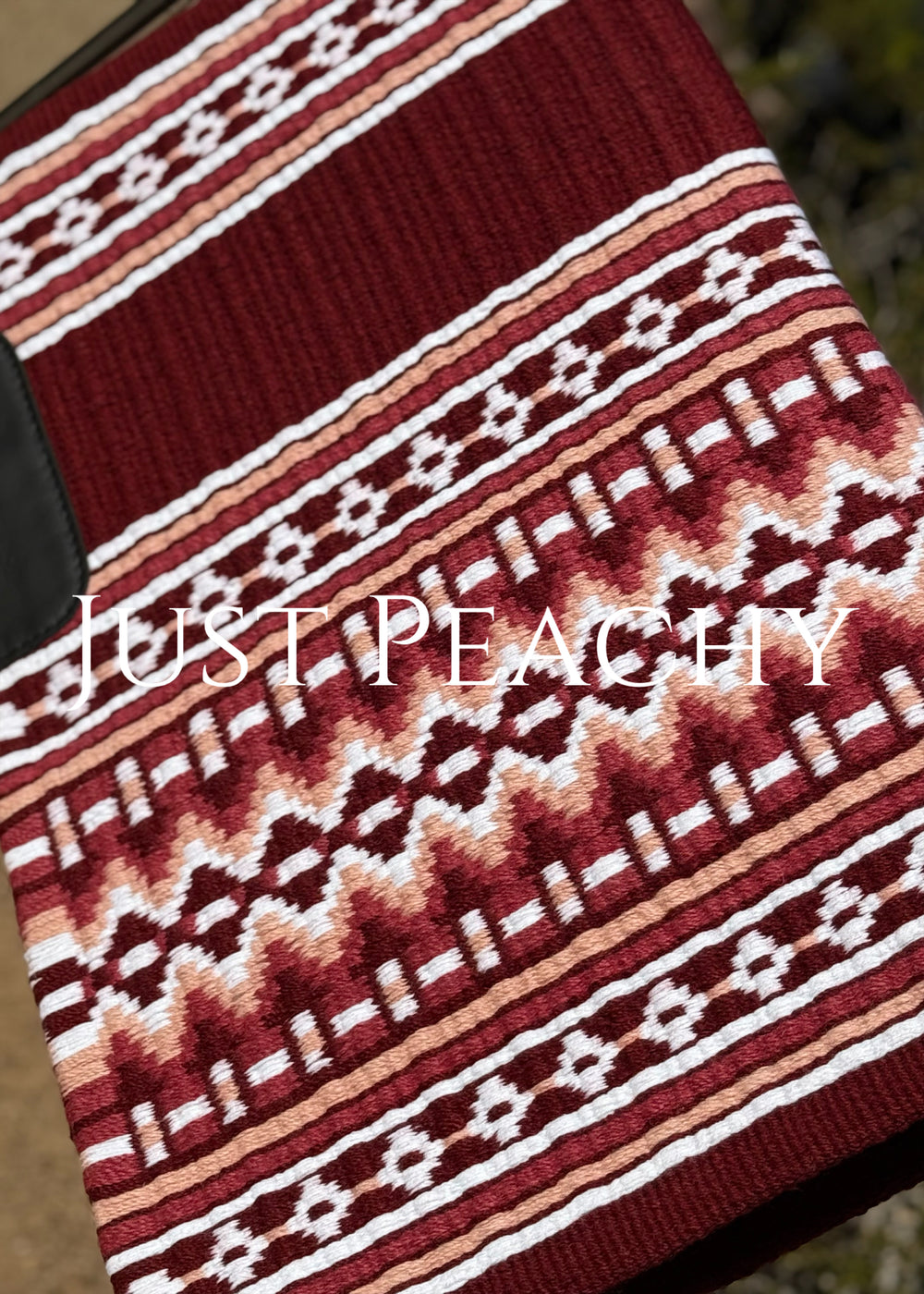 Just Peachy Western Show Blanket ~ The 2.0 Kaycee #1029