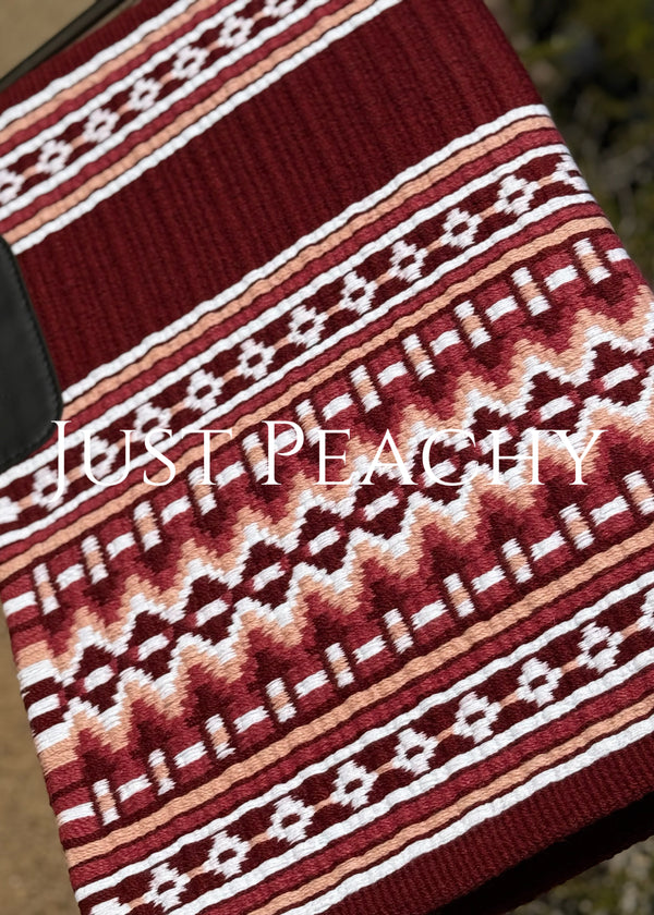 Just Peachy Western Show Blanket ~ The 2.0 Kaycee #1029