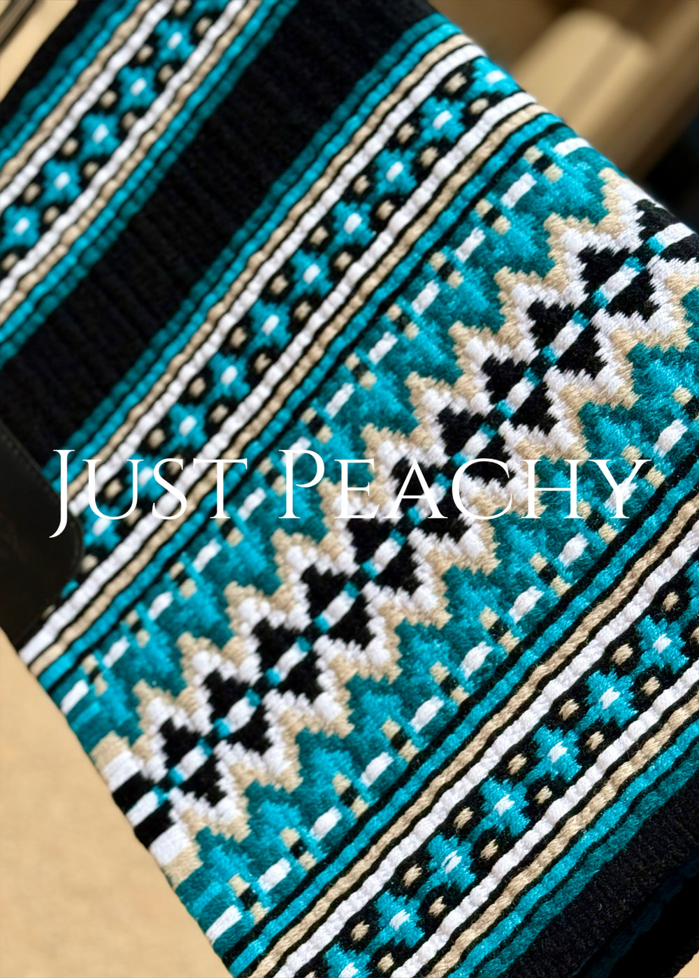 Just Peachy Western Show Blanket ~ The 3.0 Kaycee #0042