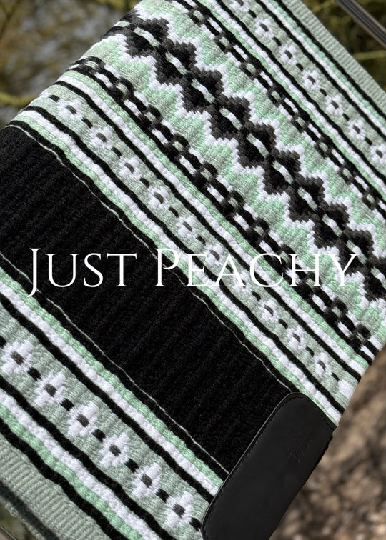 Just Peachy Western Show Blanket ~ The 2.0 Kaycee #0015