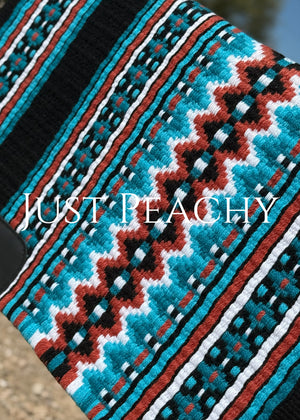 Just Peachy Western Show Blanket ~ The 3.0 Kaycee #0022