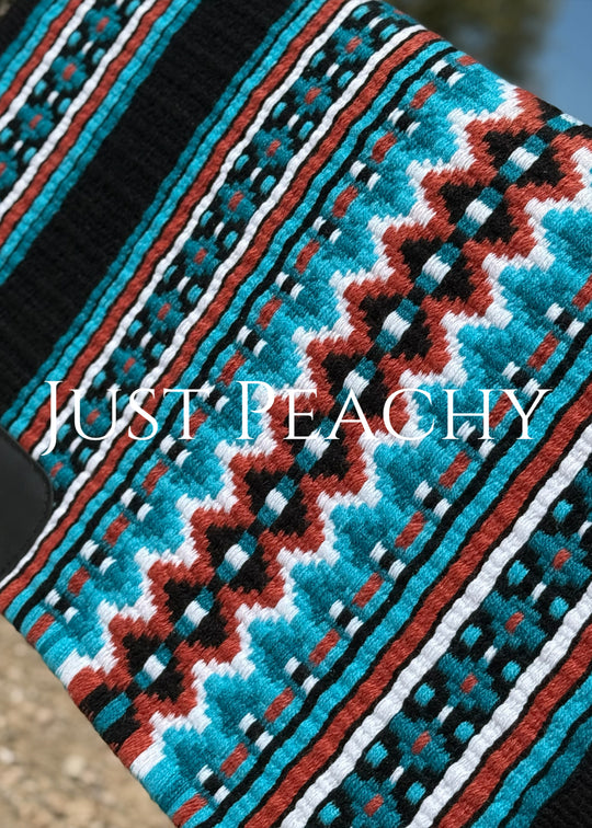 Just Peachy Western Show Blanket ~ The 3.0 Kaycee #0022