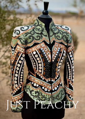 Western showmanship jacket by Lindsey James Show Clothing