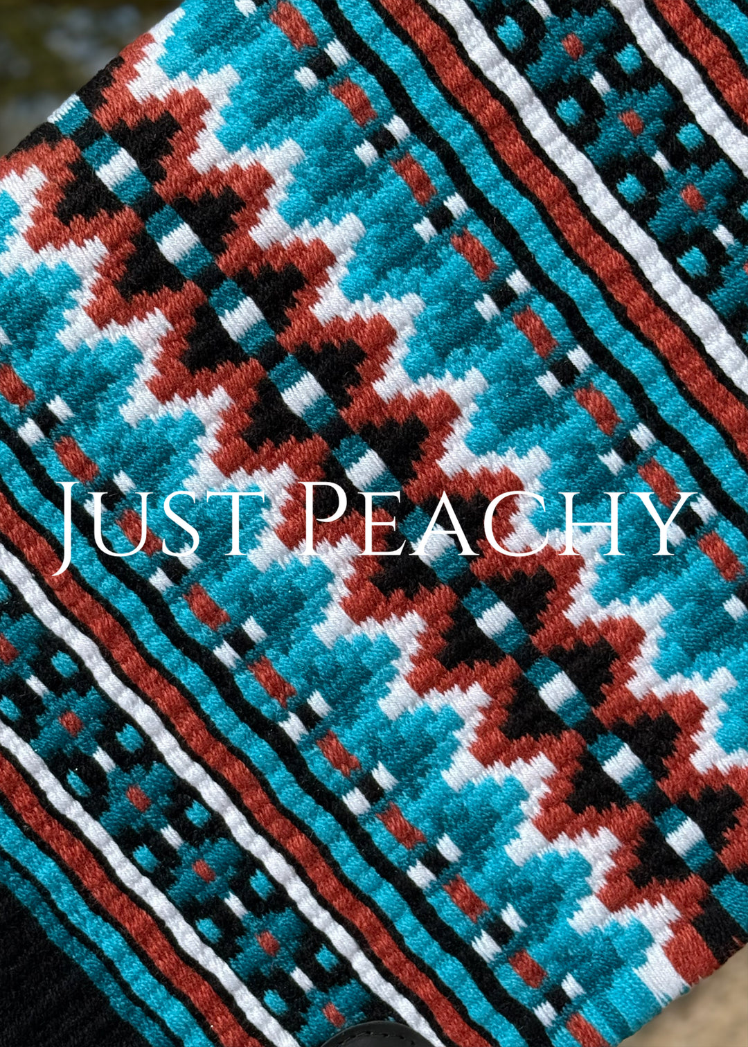 Just Peachy Western Show Blanket ~ The 3.0 Kaycee #0022