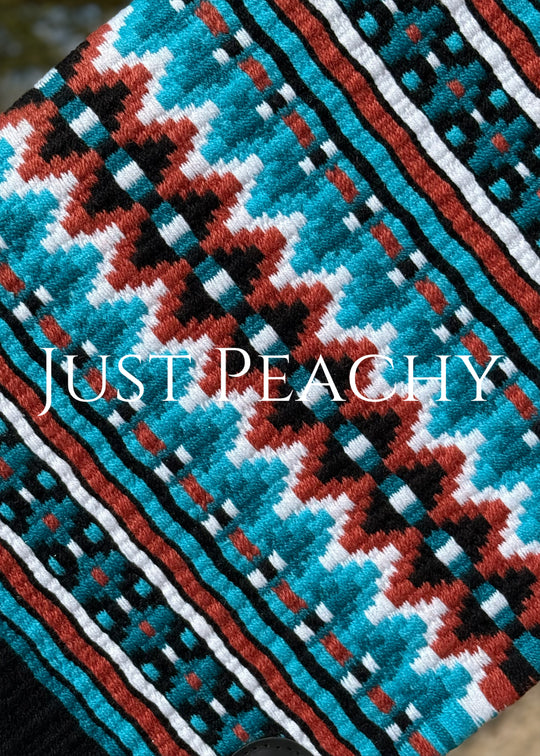 Just Peachy Western Show Blanket ~ The 3.0 Kaycee #0022