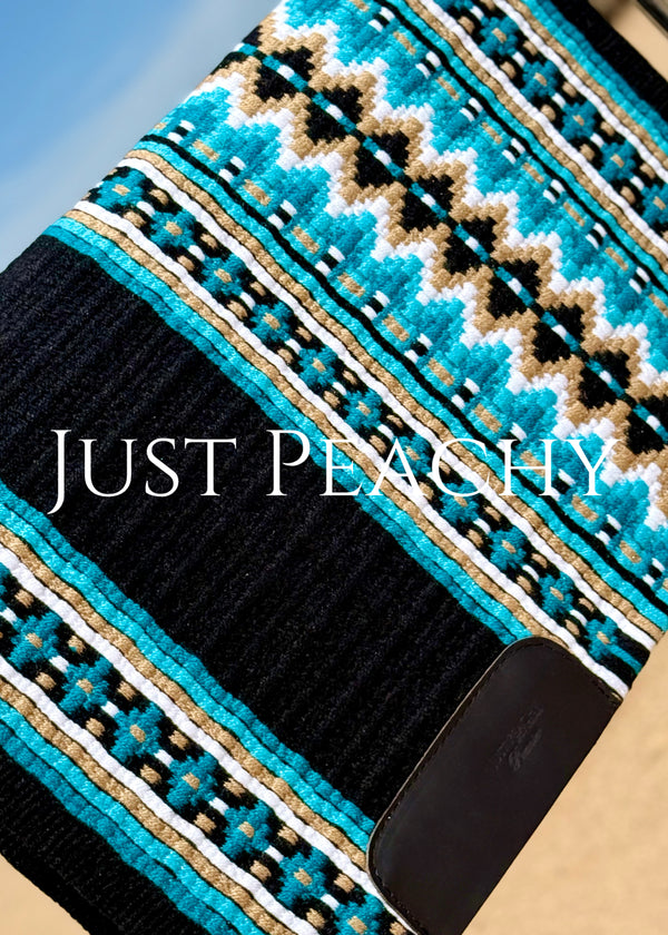 Just Peachy Western Show Blanket ~ The 3.0 Kaycee #0021