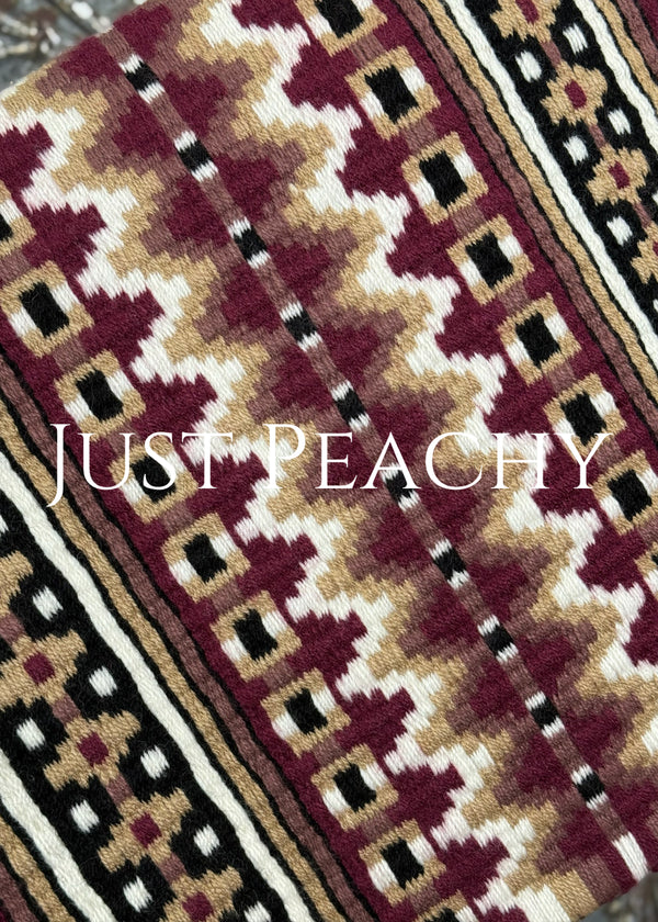 Just Peachy Western Show Blanket ~ The 3.0 Kaycee #0037