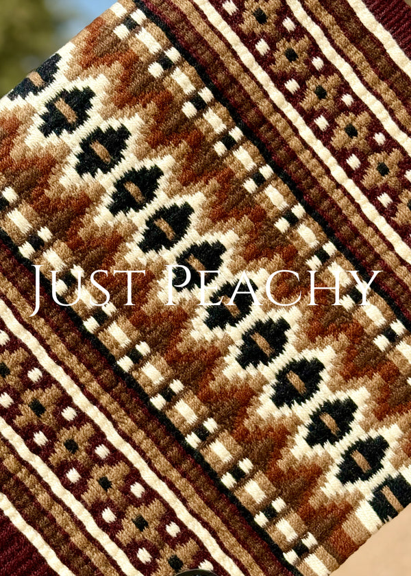 Just Peachy Western Show Blanket ~ The 3.0 Kaycee #0056