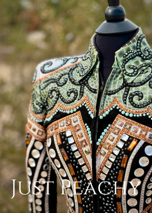 Western showmanship jacket by Lindsey James Show Clothing