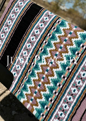 Just Peachy Western Show Blanket ~ The 3.0 Kaycee #0013