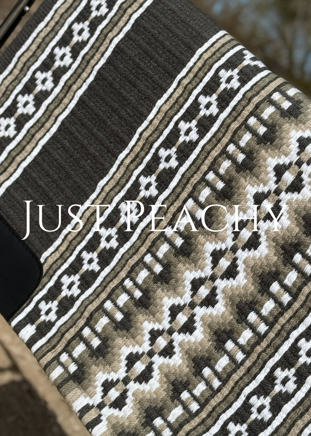 Just Peachy Western Show Blanket ~ The 2.0 Kaycee #0035