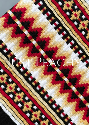 Just Peachy Western Show Blanket ~ The 3.0 Kaycee #5033