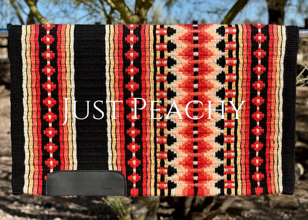 Just Peachy Western Show Blanket ~ The 2.0 Kaycee #009