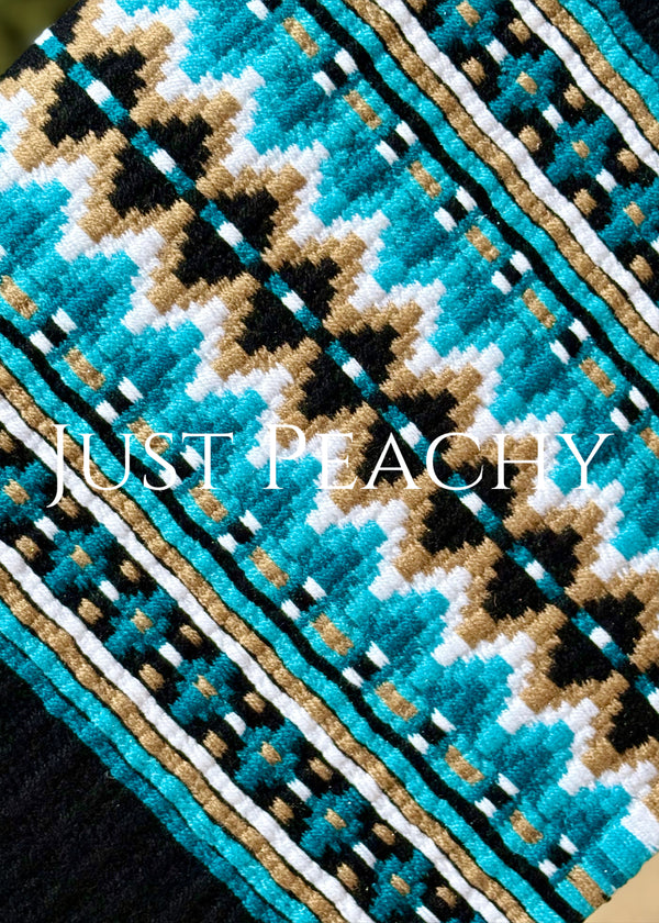Just Peachy Western Show Blanket ~ The 3.0 Kaycee #0021