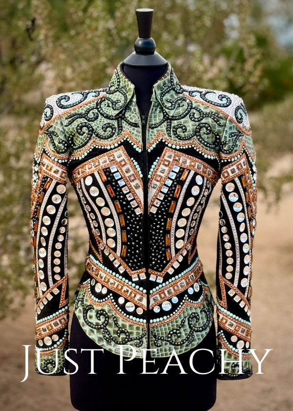 Western showmanship jacket by Lindsey James Show Clothing