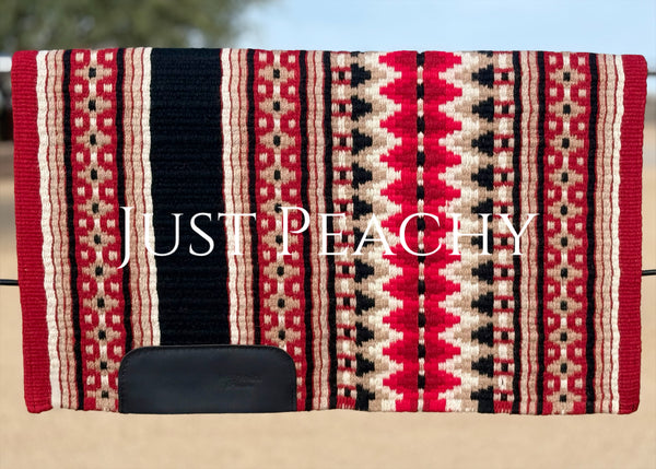 Just Peachy Western Show Blanket ~ The 3.0 Kaycee #5038