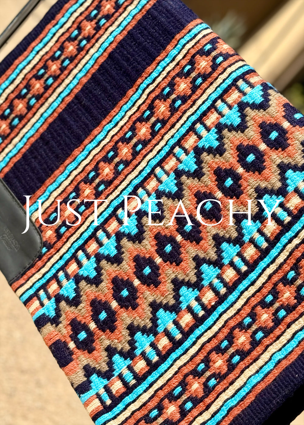 Just Peachy Western Show Blanket ~ The 3.0 Kaycee #0018B