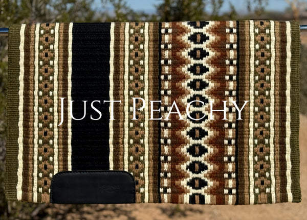 Just Peachy Western Show Blanket ~ The 3.0 Kaycee #0025