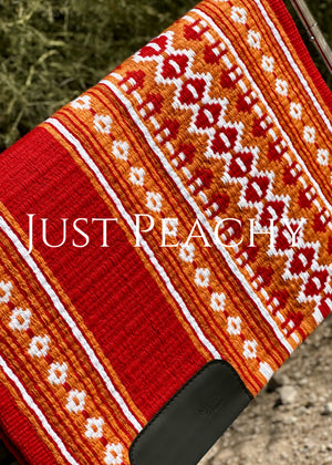 Just Peachy Western Show Blanket ~ The 2.0 Kaycee #0043