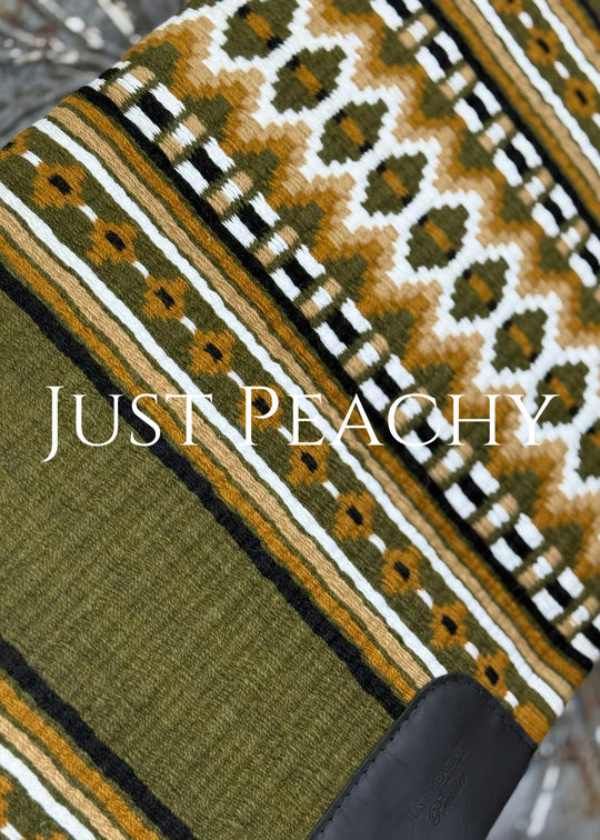 Just Peachy Western Show Blanket ~ The 2.0 Kaycee #0054