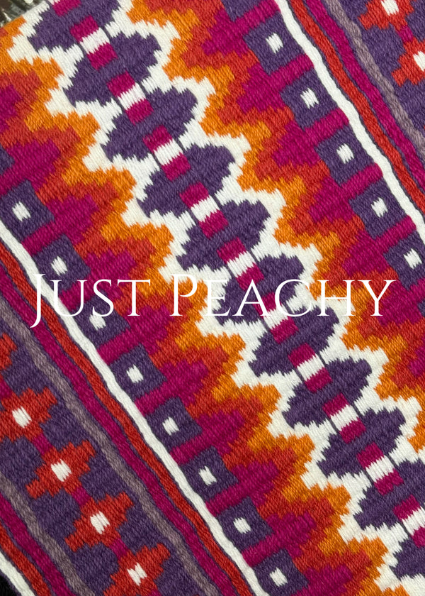 Just Peachy Premier Western Show Blanket ~ The Kaycee #885B