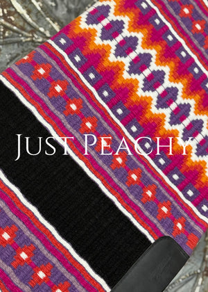 Just Peachy Premier Western Show Blanket ~ The Kaycee #885B