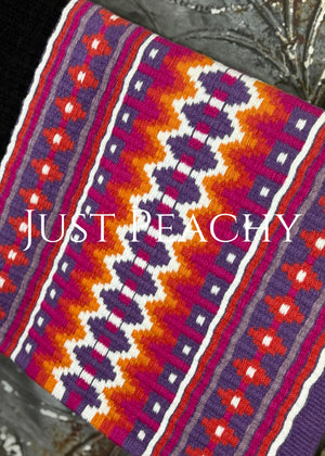 Just Peachy Premier Western Show Blanket ~ The Kaycee #885B