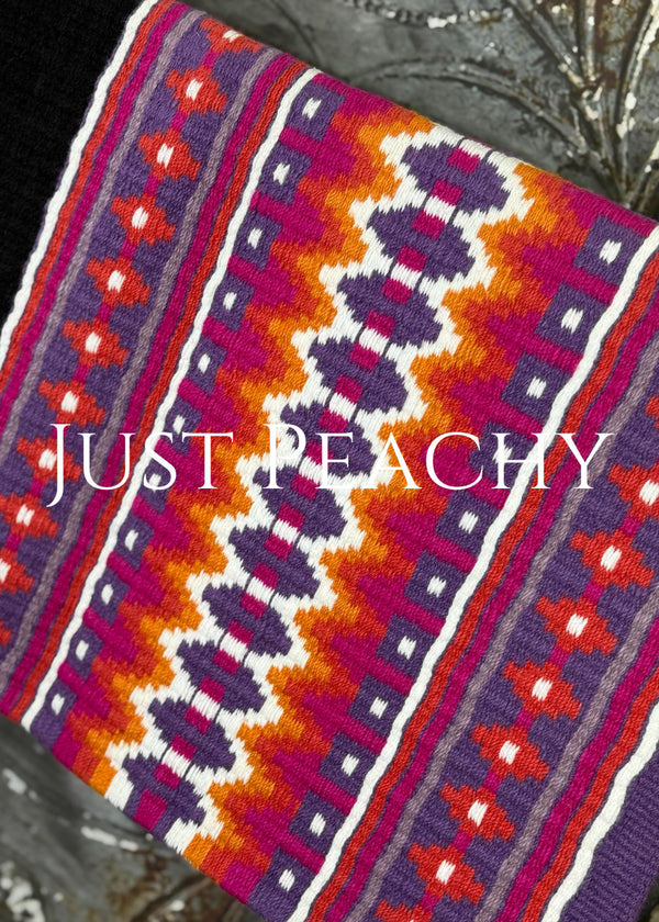 Just Peachy Premier Western Show Blanket ~ The Kaycee #885B
