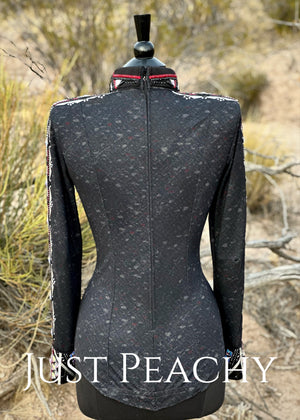 DarDar8 Designs western horsemanship day shirt in black and red