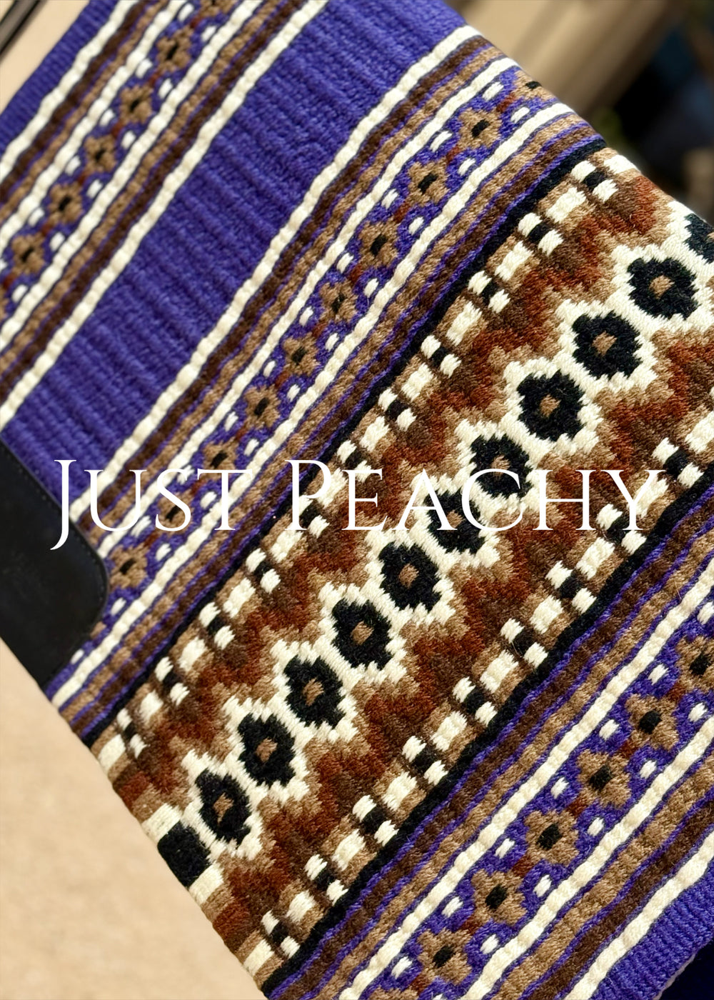 Just Peachy Western Show Blanket ~ The 3.0 Kaycee #0050