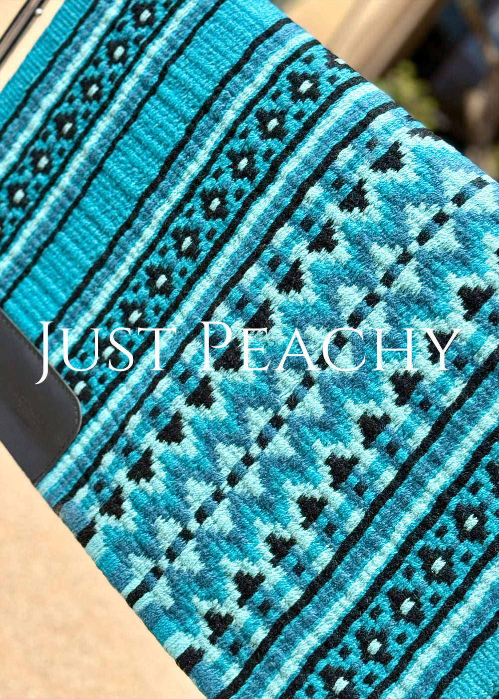 Just Peachy Western Show Blanket ~ The 3.0 Kaycee #0017