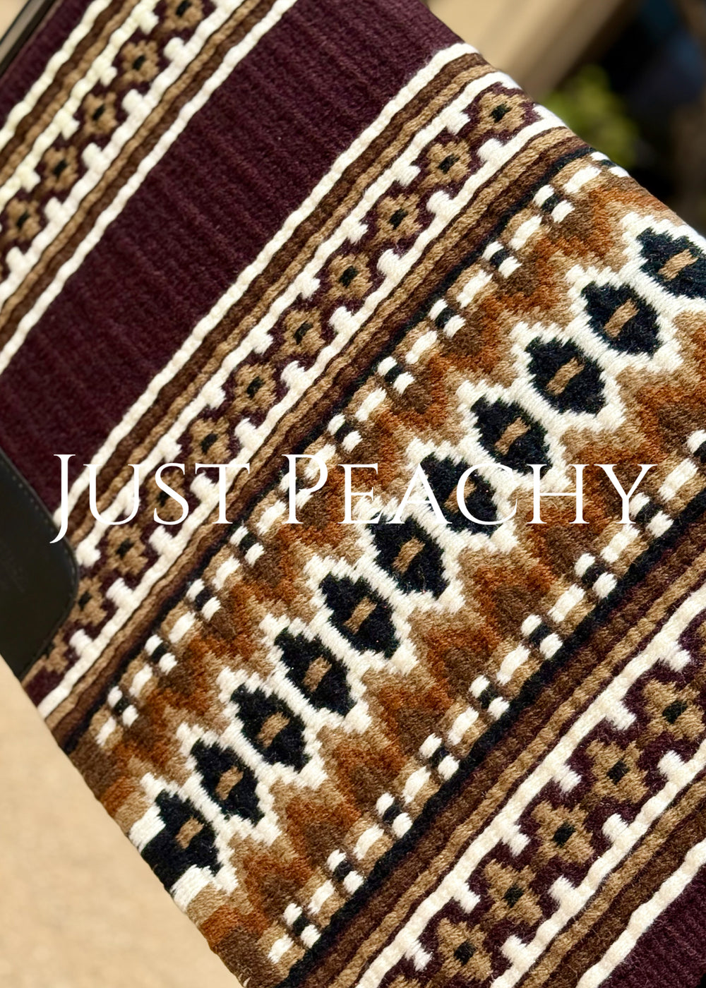 Just Peachy Western Show Blanket ~ The 3.0 Kaycee #0047