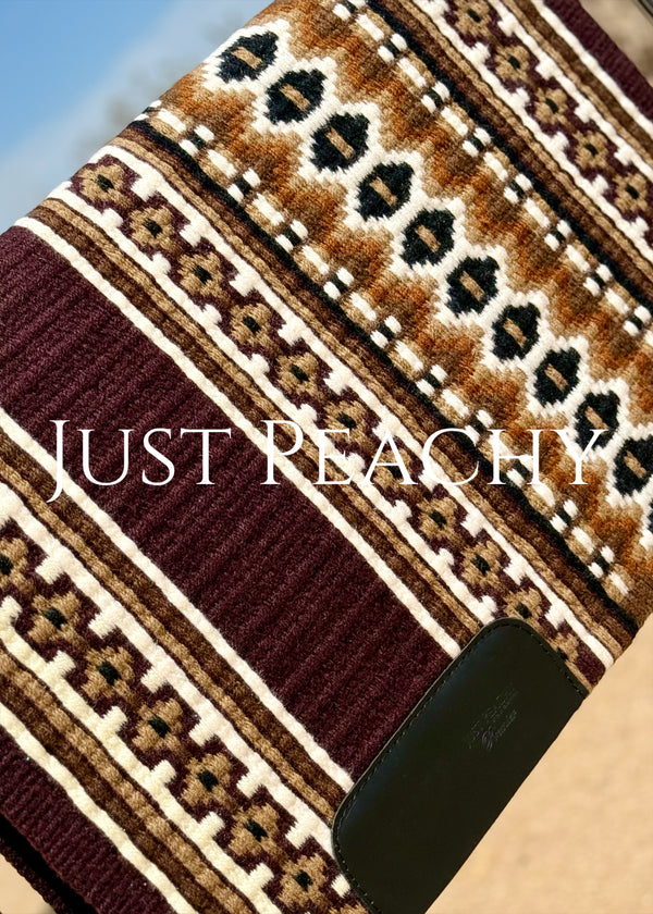 Just Peachy Western Show Blanket ~ The 3.0 Kaycee #0047