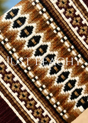 Just Peachy Western Show Blanket ~ The 3.0 Kaycee #0047