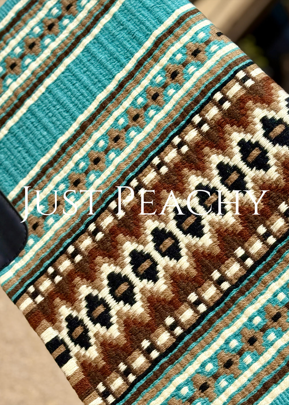 Just Peachy Western Show Blanket ~ The 3.0 Kaycee #0048