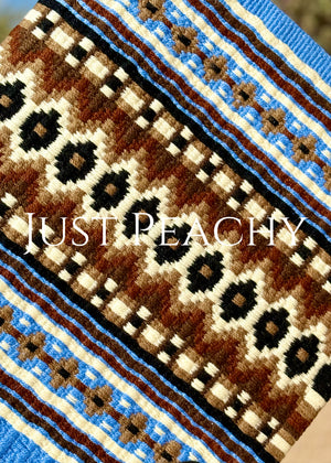 Just Peachy Western Show Blanket ~ The 3.0 Kaycee #0051