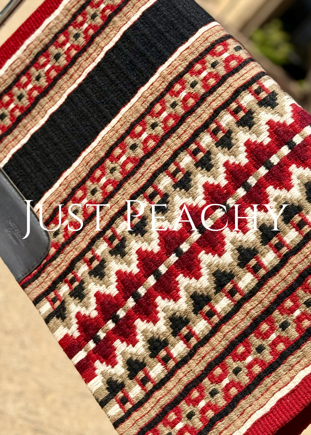 Just Peachy Western Show Blanket ~ The 3.0 Kaycee #5021