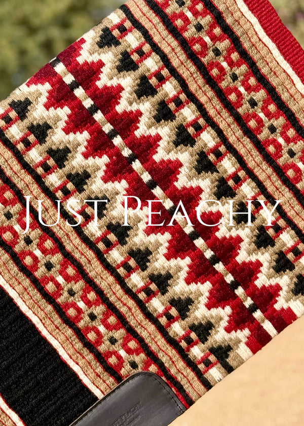 Just Peachy Western Show Blanket ~ The 3.0 Kaycee #5021