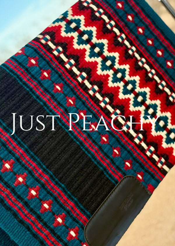 Just Peachy Western Show Blanket ~ The 2.0 Kaycee #1031
