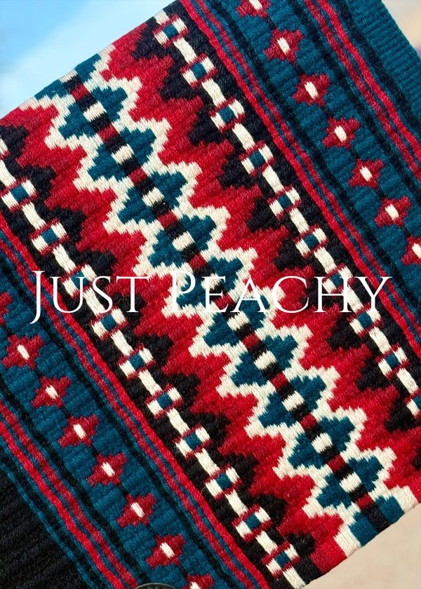 Just Peachy Western Show Blanket ~ The 2.0 Kaycee #1031