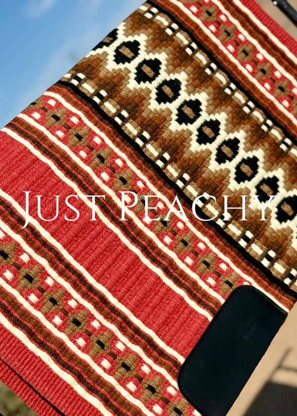 Just Peachy Western Show Blanket ~ The 3.0 Kaycee #0054