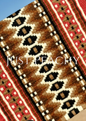 Just Peachy Western Show Blanket ~ The 3.0 Kaycee #0054
