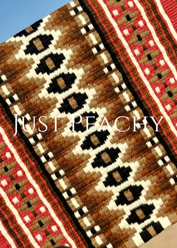 Just Peachy Western Show Blanket ~ The 3.0 Kaycee #0054