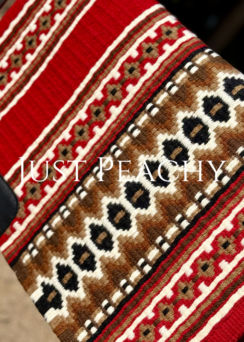 Just Peachy Western Show Blanket ~ The 3.0 Kaycee #0046