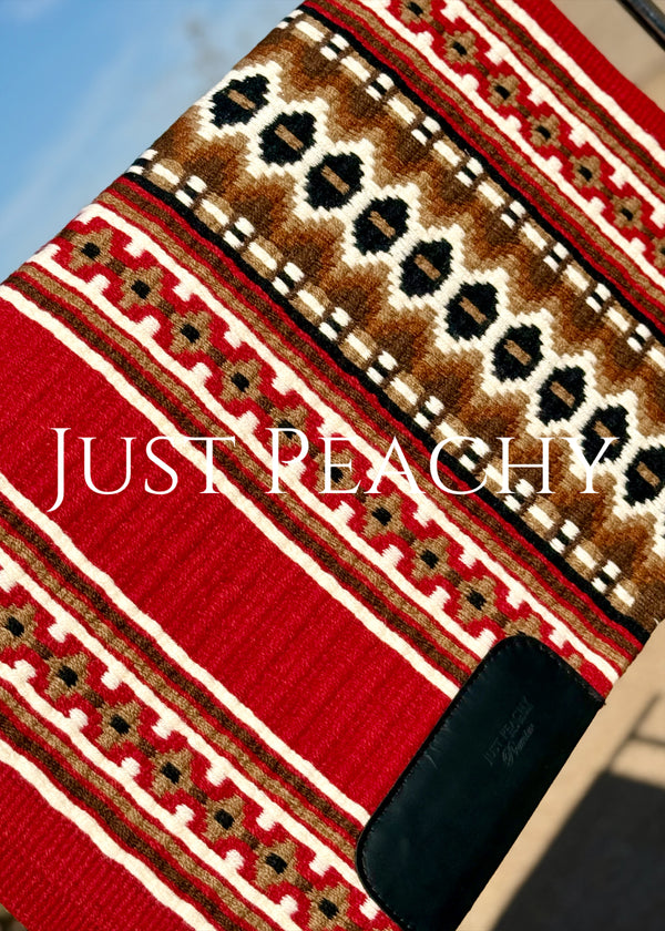 Just Peachy Western Show Blanket ~ The 3.0 Kaycee #0046