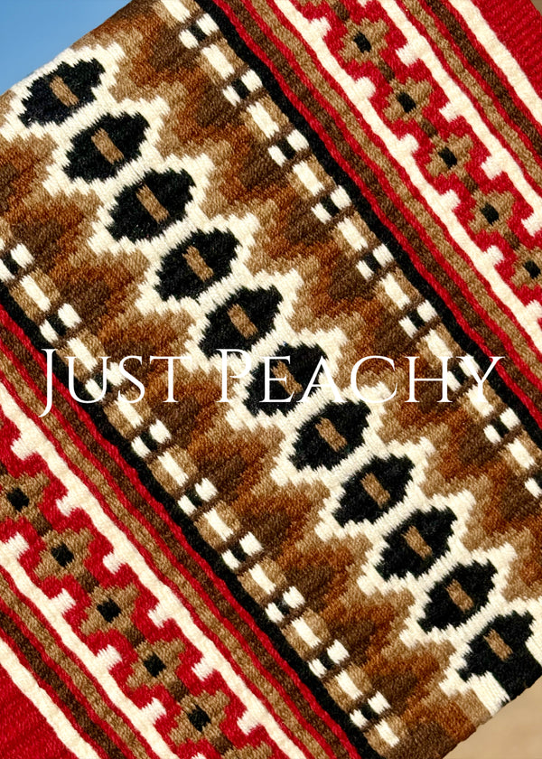 Just Peachy Western Show Blanket ~ The 3.0 Kaycee #0046