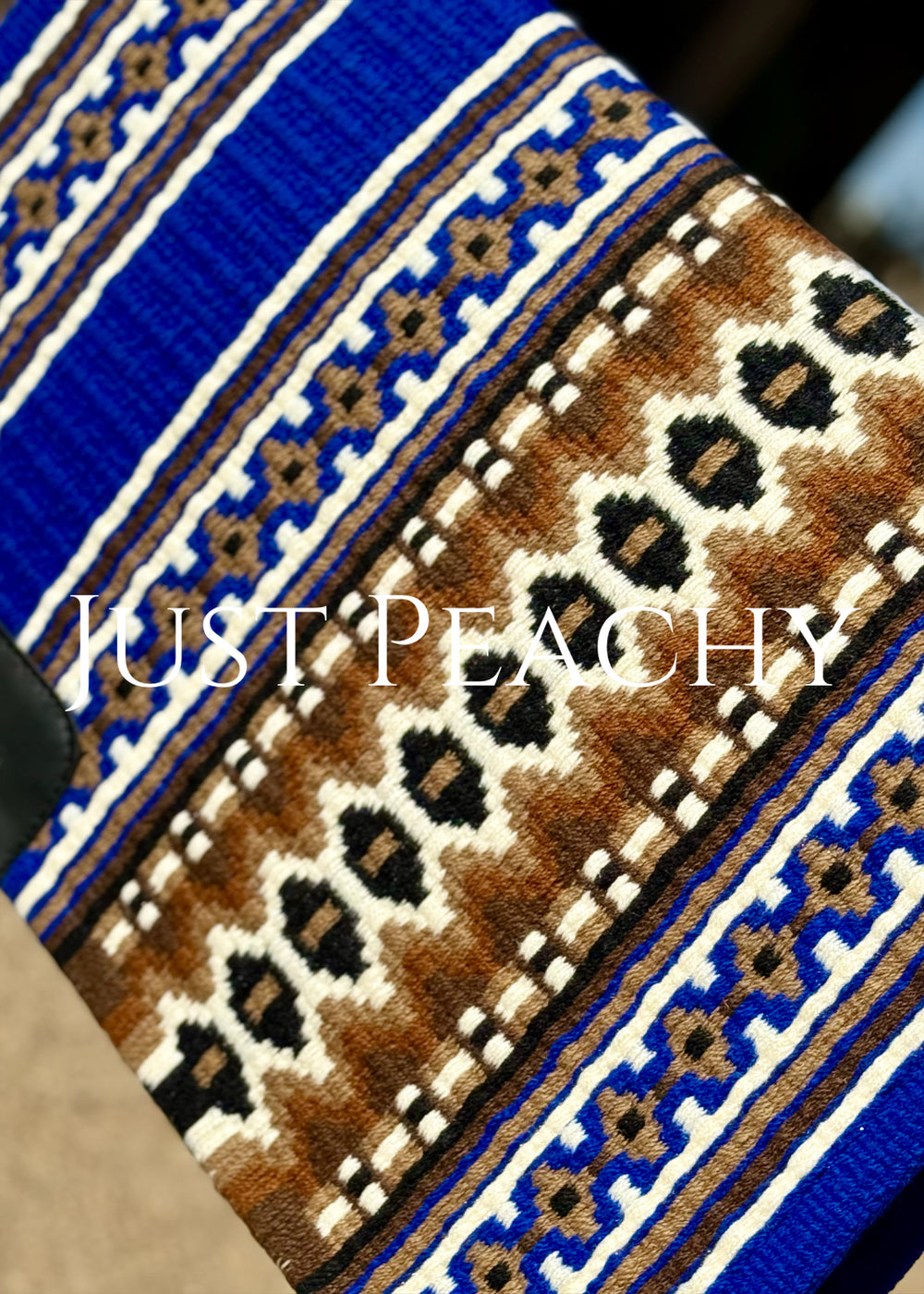 Just Peachy Western Show Blanket ~ The 3.0 Kaycee #0045